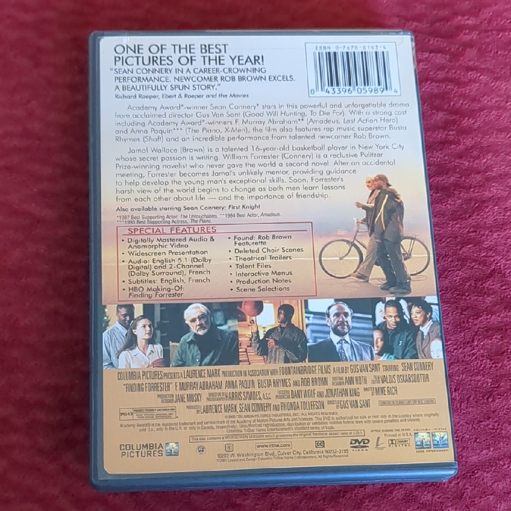 Finding Forrester DVD - Picture 2 of 4